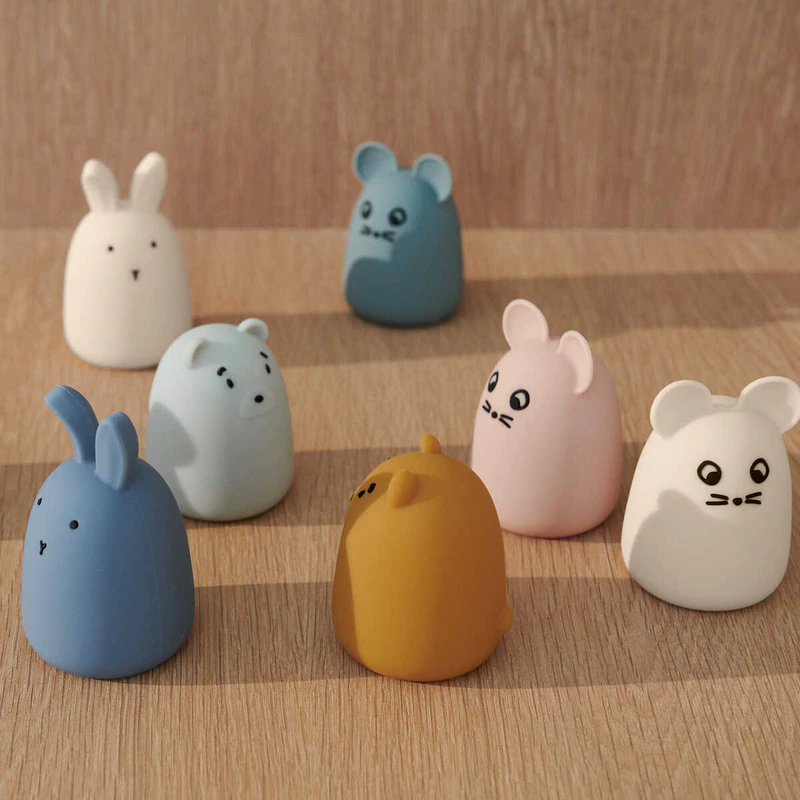 Liewood, Callie nattlampa, Rabbit sandy stormy blue, 2-pack - Bild 5