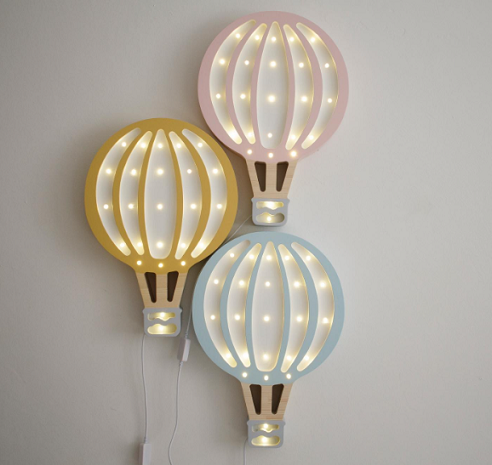 Little Lights, Nattlampa till barnrummet, Luftballong mustard - Bild 6