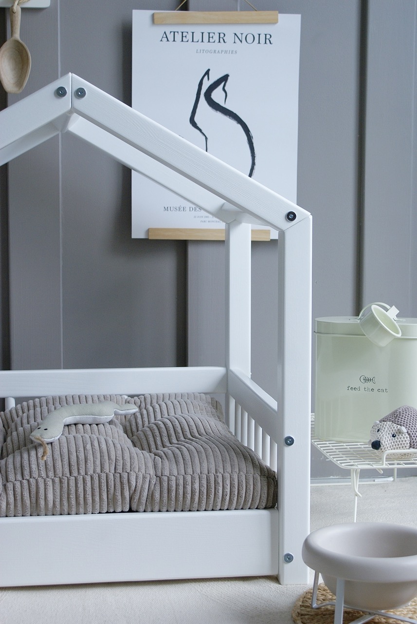 Cozy hundsäng/hundbädd Vit (L) - Bild 13