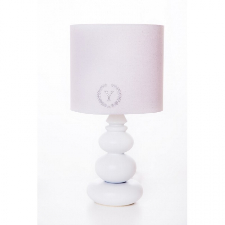 Glamour beige bordslampa/sänglampa till barnrummet, YOSOY