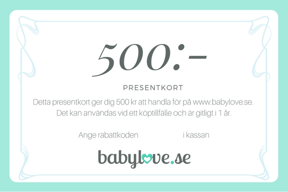 Presentkort 500 kr