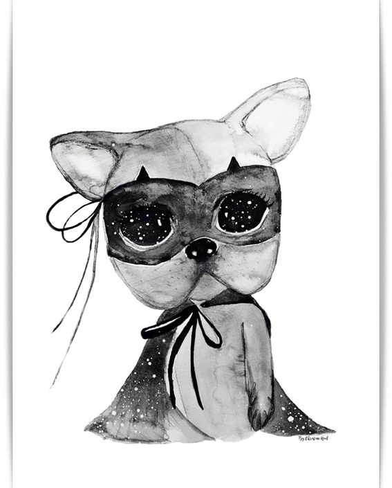 Poster Sorro A4, By Christine Hoel, Tavla till barnrummet