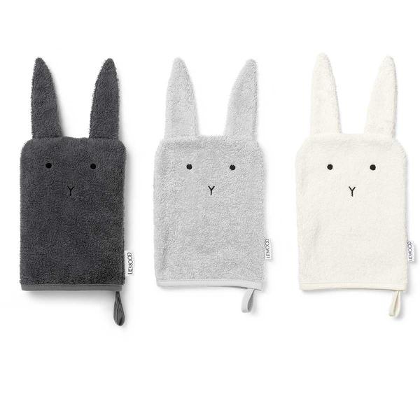 Liewood tvättlappar 3-pack Sylvester rabbit