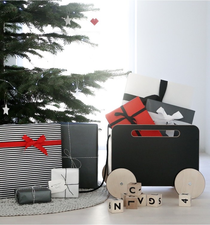 Leksaksförvaring på hjul svart, Ooh noo - Bild 2