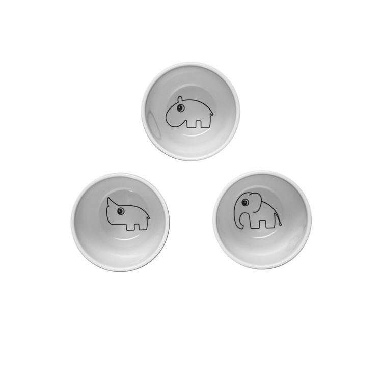 Mugg Mini Yummy 3-pack, Grå , Done By Deer - Bild 2