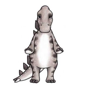 Dino vänner väggklistermärken, Stickstay