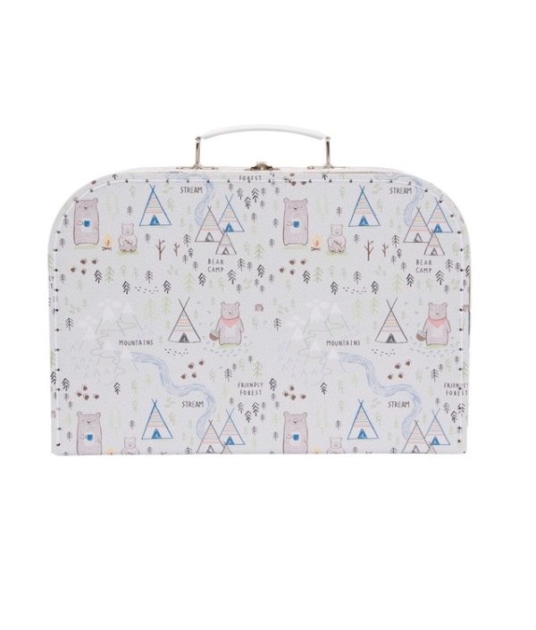 Sass & Belle, förvaringslådor koffert Skog, 3-pack