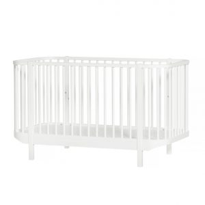 Oliver Furniture, spjälsäng vit