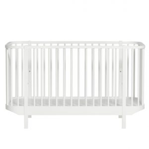 Oliver Furniture, spjälsäng vit