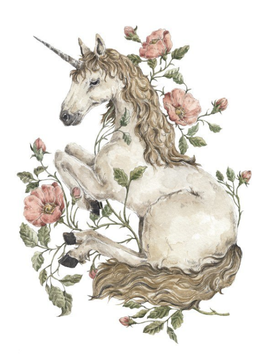 Poster magisk enhörning, poster till barnrummet