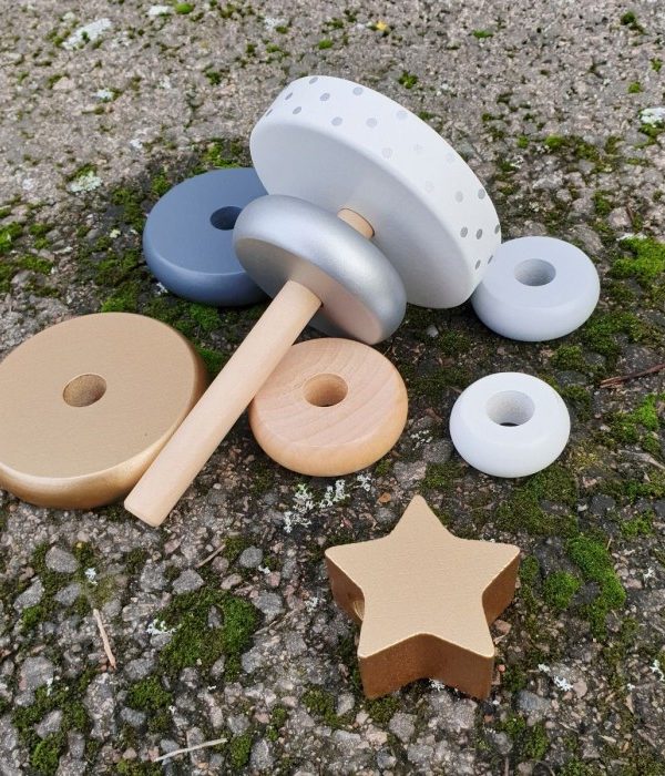 JaBaDaBaDo Stapelleksak silver