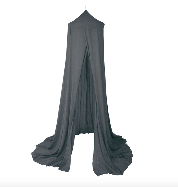 JaBaDaBaDo mörkgrå sänghimmel med ljusslinga