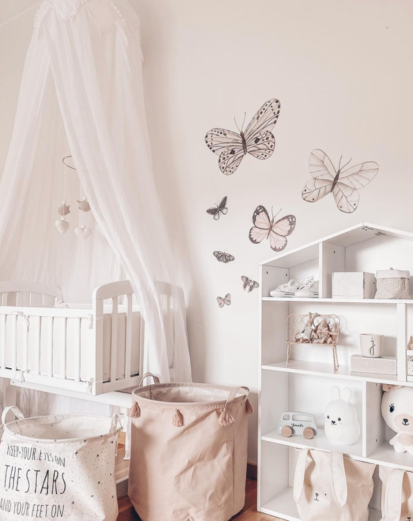 Babylove, väggklistermärke fjärilar - Bild 3