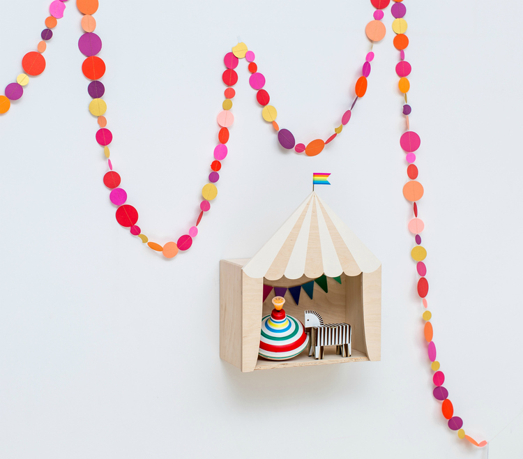 Up Warsaw, hylla cirkus , white wooden - Bild 2