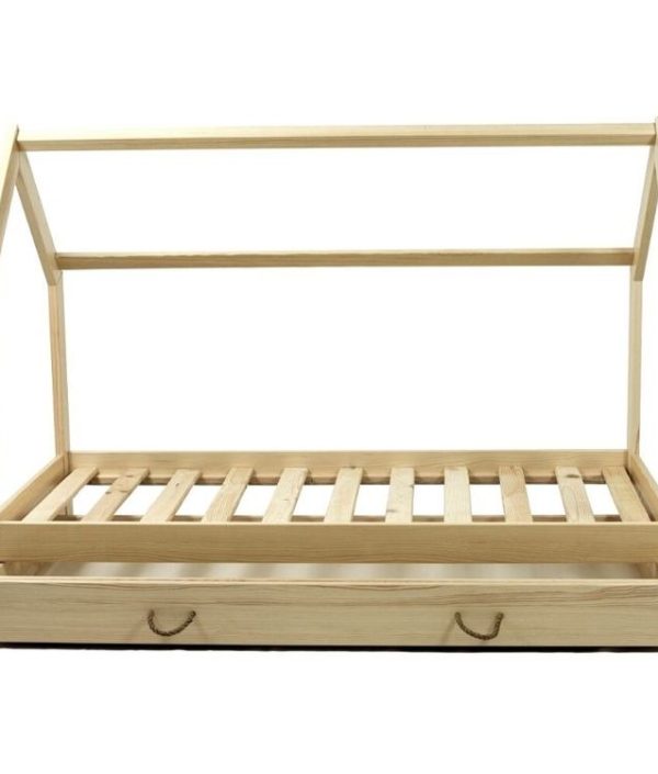 Natur hussäng 80x160 till barnrummet med förvaringslåda