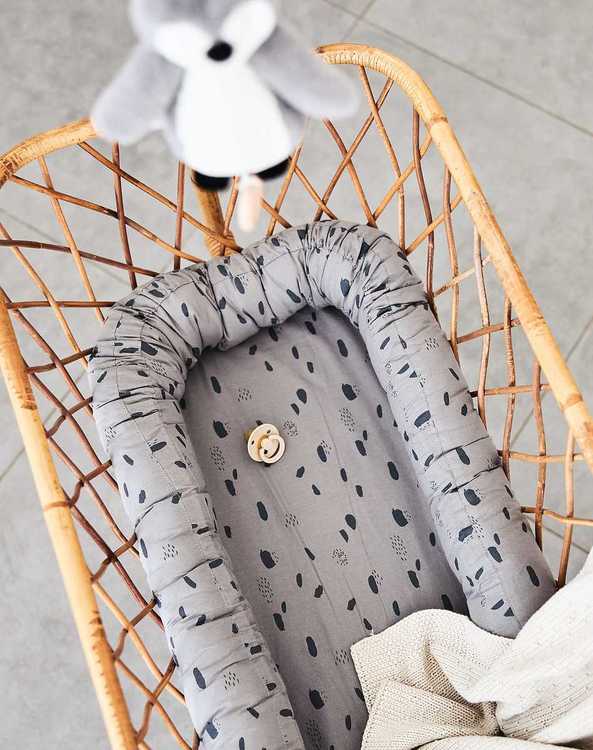 Jollein, babynest spot storm grey - Bild 3