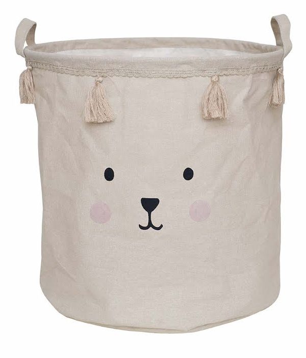 JaBaDaBaDo förvaringskorg teddy med tofsar