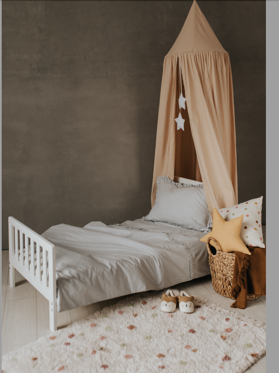 Babylove, Grå påslakanset spjälsäng och juniorsäng - Bild 2
