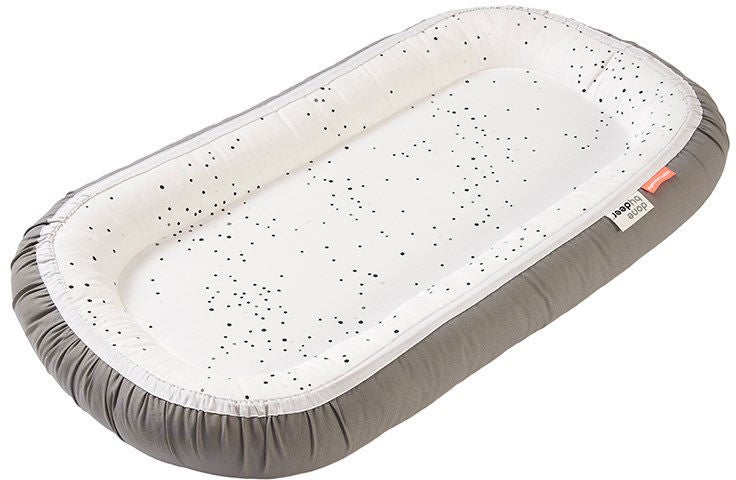 Done by Deer, Cozy nest, dreamy dots white/grey
