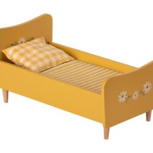 Maileg, träsäng mus, yellow