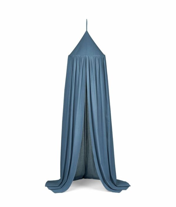 Liewood stormy blue sänghimmel med ljusslinga