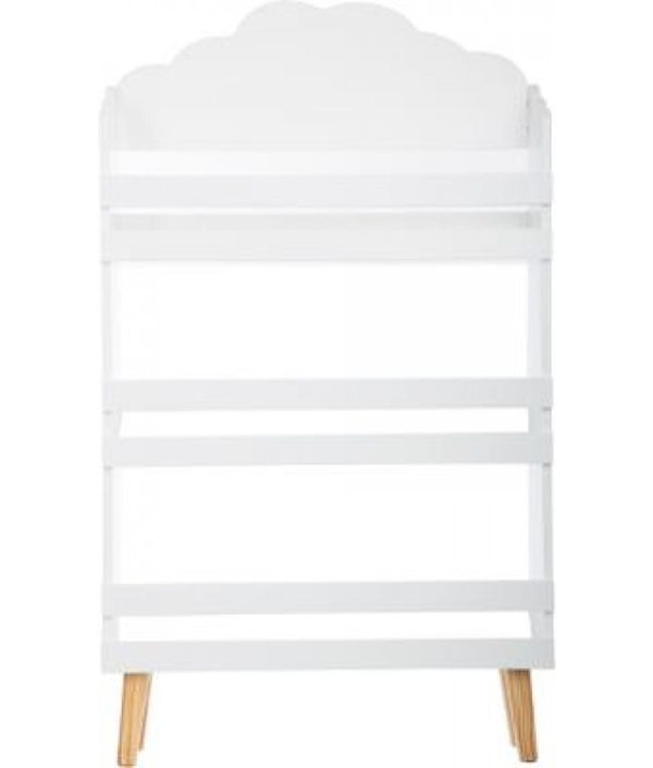 Bokhylla moln till barnrummet, vit