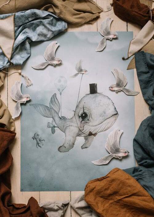 Mrs Mighetto, poster Dear Whalie