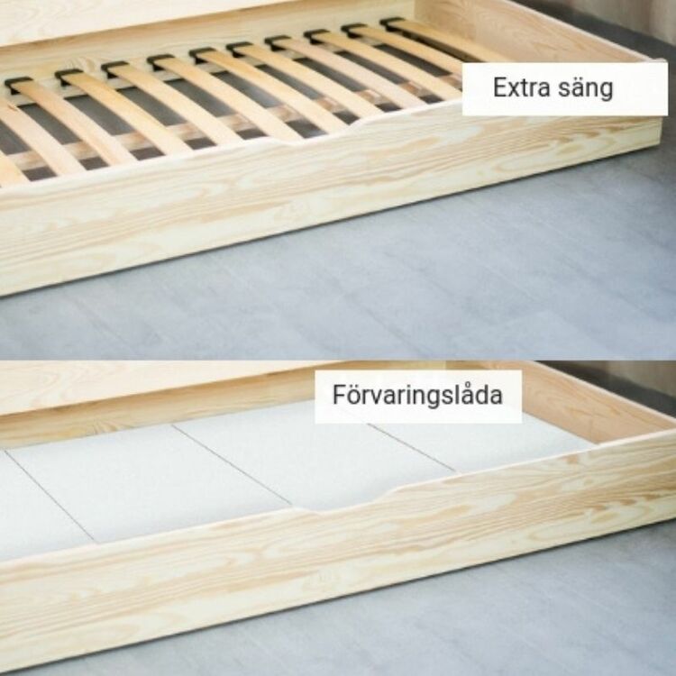 Hussäng Bianca med förvaringslåda/extrasäng - Bild 6