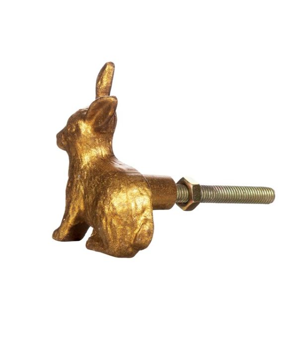 Sass & Belle, knopp guld kanin