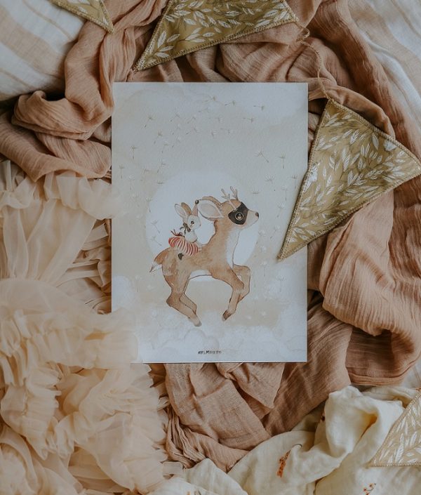 Mrs Mighetto, poster Bonnie's Roe Deer