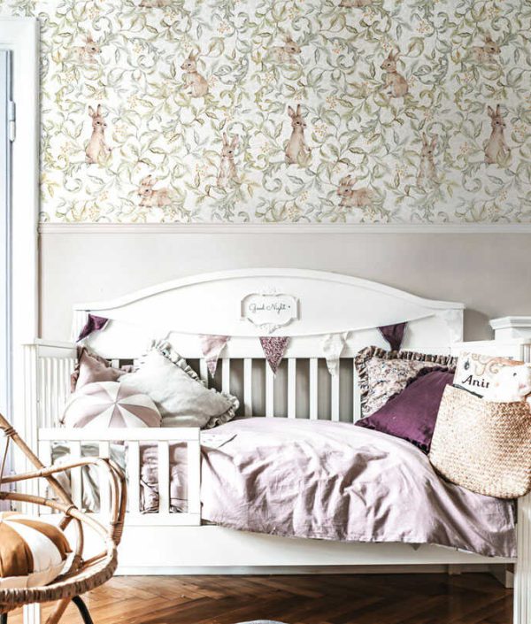 Dekornik, tapet Rabbits Groove Light