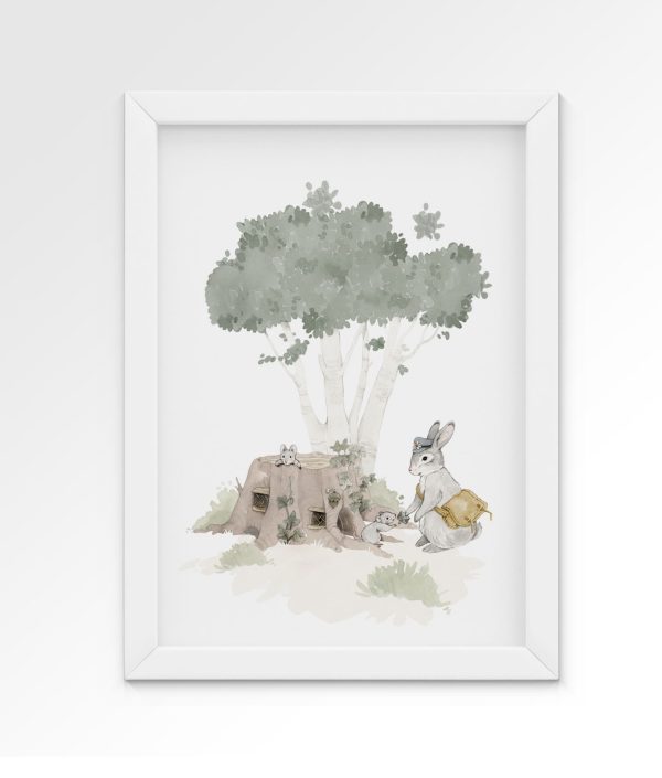 Dekorillo, poster till barnrummet 3-pack, Forest city