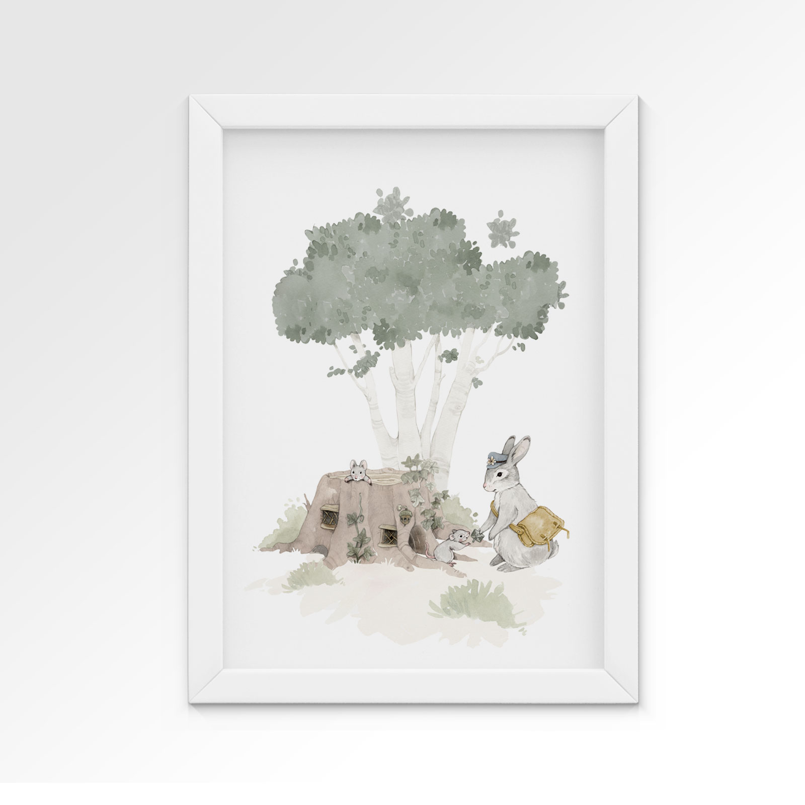 Dekorillo, poster till barnrummet 3-pack, Forest city - Bild 2