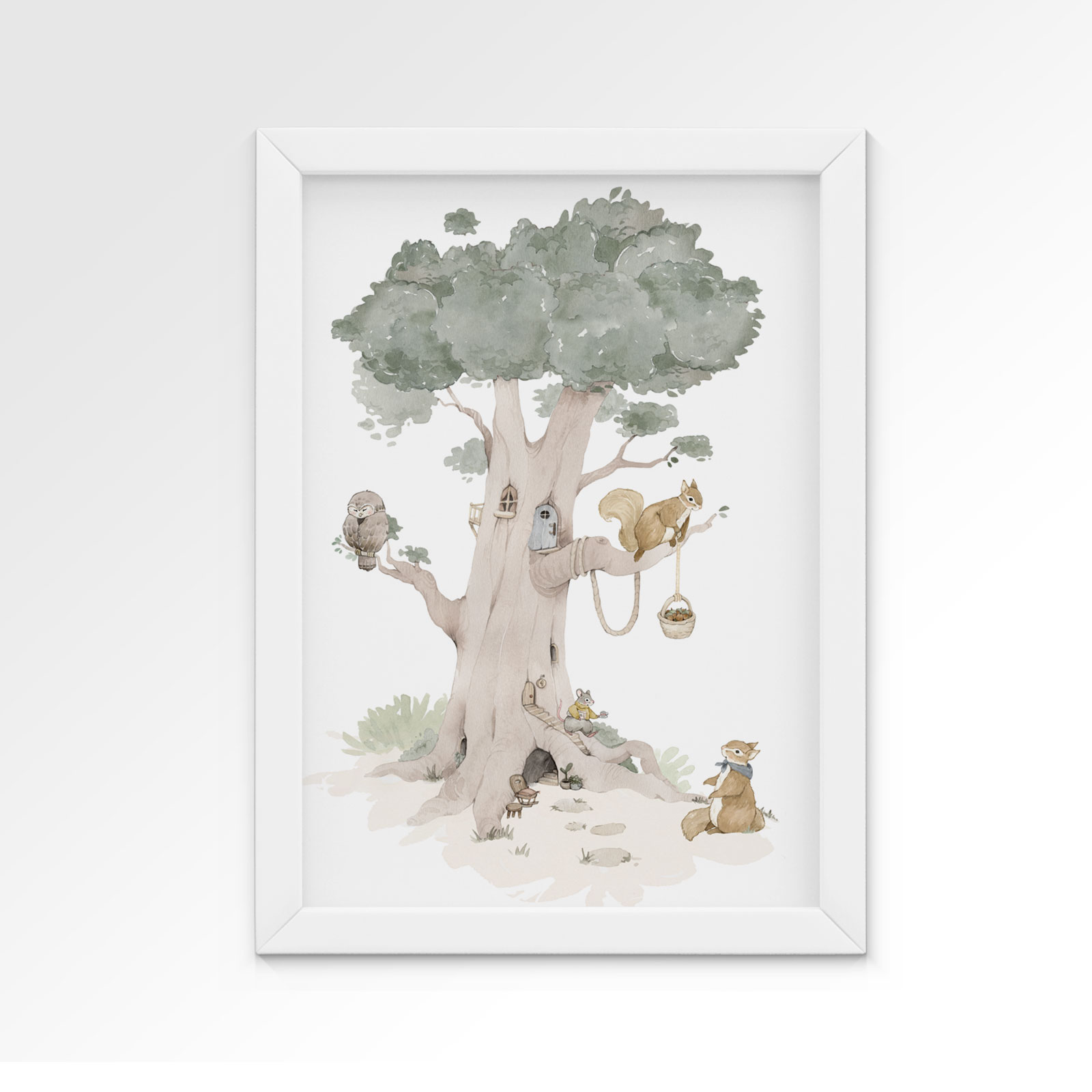 Dekorillo, poster till barnrummet 3-pack, Forest city - Bild 4