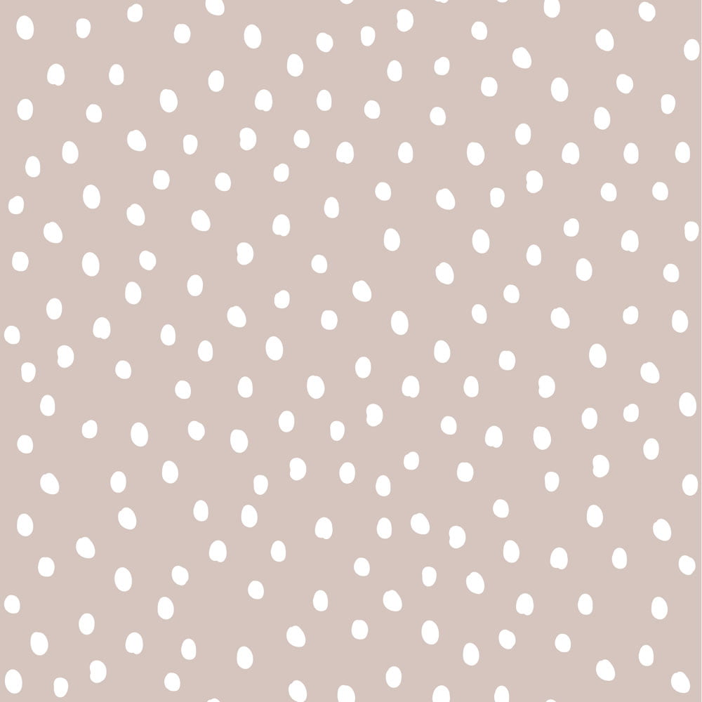 Dekornik, tapet Irregular Dots Powder Pink White - Bild 2