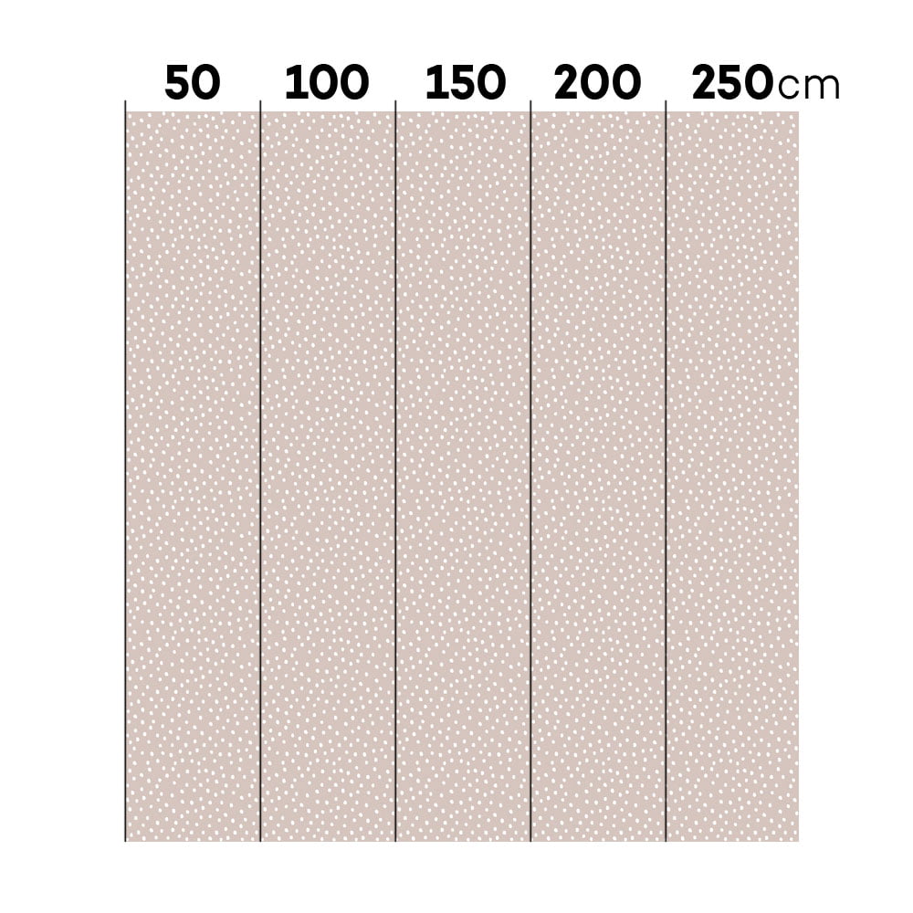 Dekornik, tapet Irregular Dots Powder Pink White - Bild 6