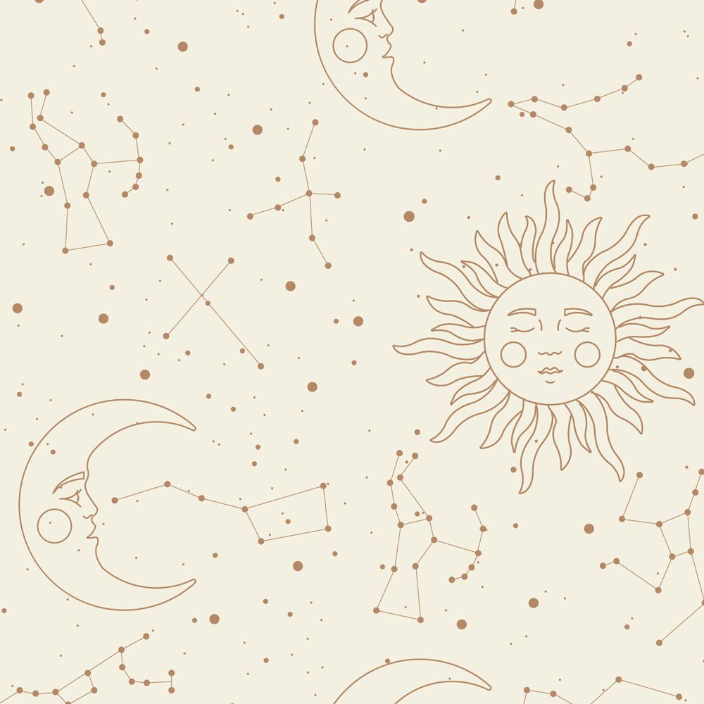 Dekornik, tapet Big Universe Beige Light