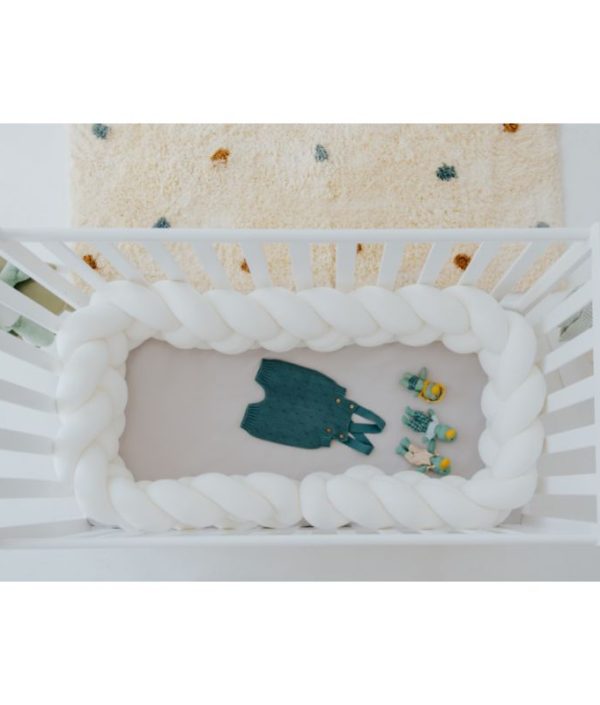 Babylove, Spjälsängsskydd knutkudde, creme