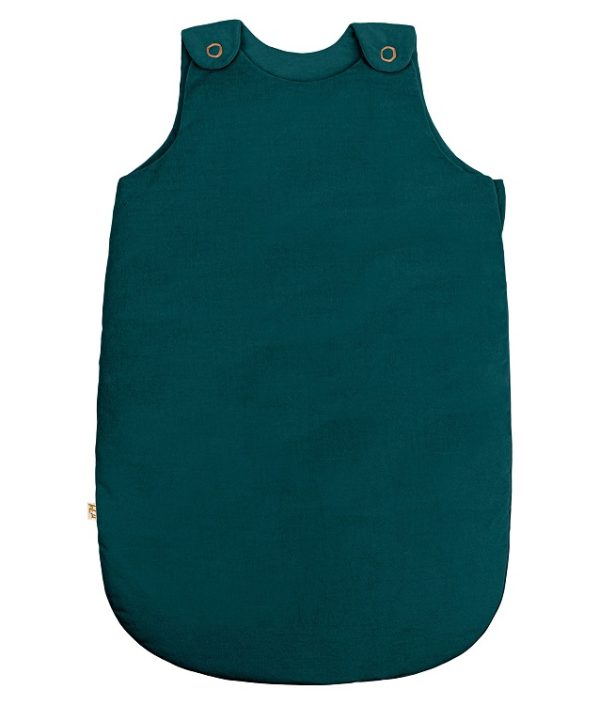 Numero 74, sovpåse sammet Cocoon Winter, Teal Blue