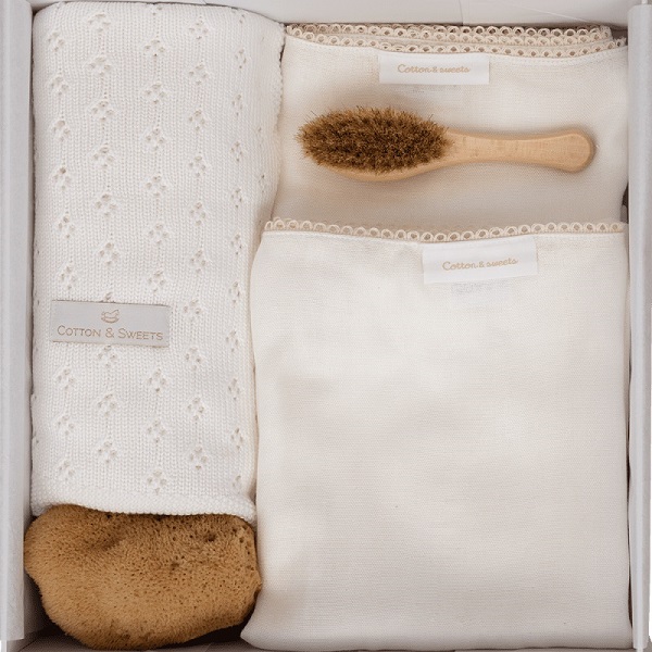 Cotton & Sweets, Gåvoset Newborn IV, Vanilj