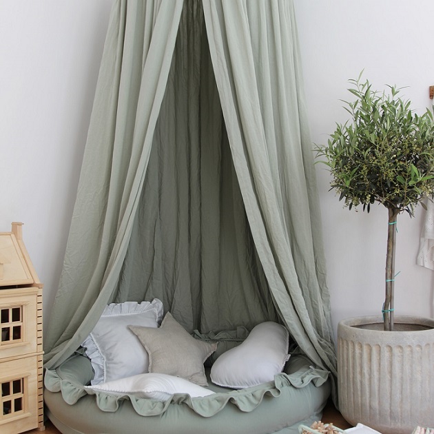 Stor desert green sänghimmel maxi 70 cm, Cotton & Sweets - Bild 3
