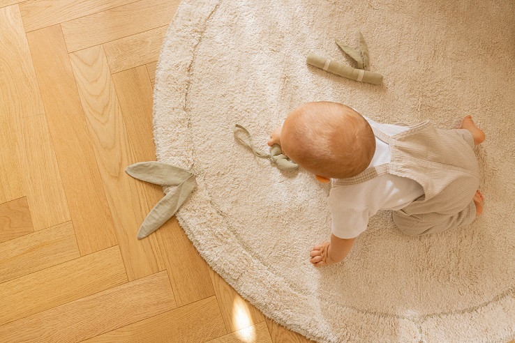 Lorena Canals, mjuk matta till barnrummet, Bamboo Leaf - Bild 7