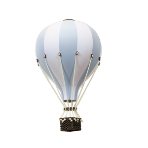 Luftballong Ljusblå/vit