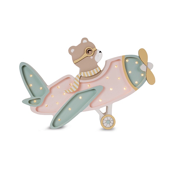Little Lights, Nattlampa till barnrummet, Vintage flygplan Candy