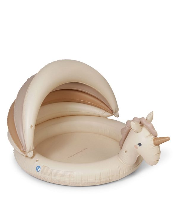Konges Sløjd, Barnpool med solskydd, Unicorn blush