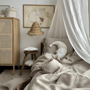 Maxi premium sänghimmel i linne Cream, Cotton&Sweets