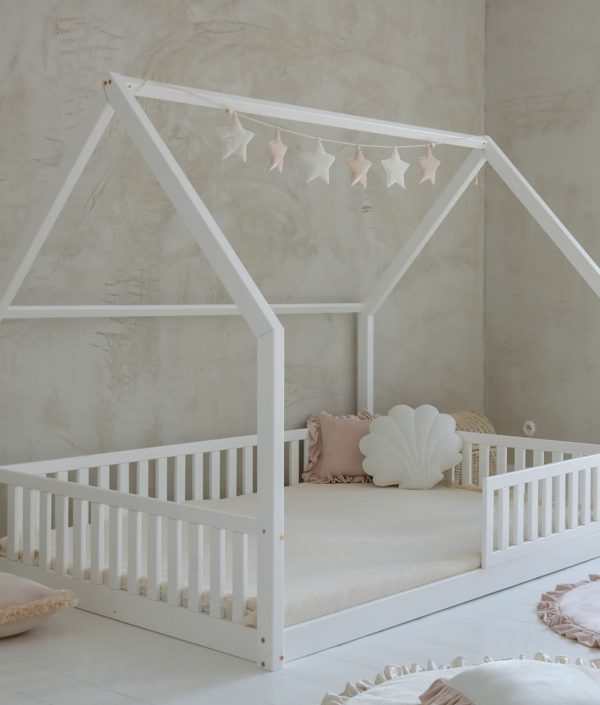 Vit stor hussäng Bianca 140x200 cm