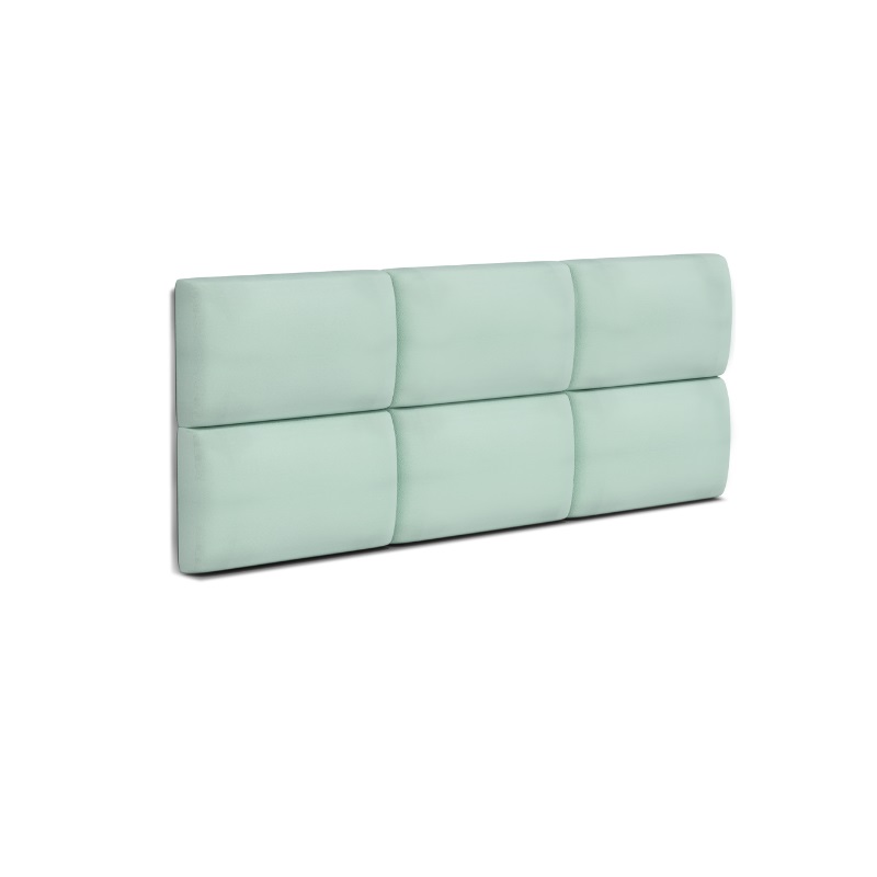 Velourklädda väggpaneler, mint (olika mått) - Bild 2