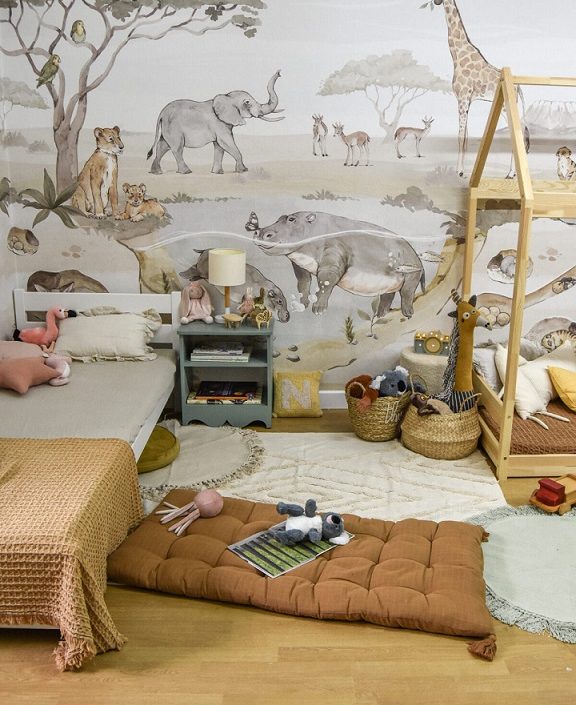 Dekorillo, mural Safari