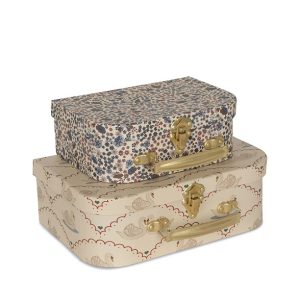 Konges Sløjd, förvaringslådor Swan/Vivi Fleur, 2-pack